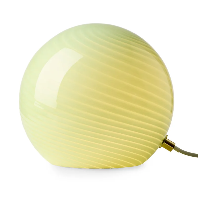 CANDY tafellamp, olijfgroen, Ø 20 cm, glas, E14 fra Halo Design – produktbillede