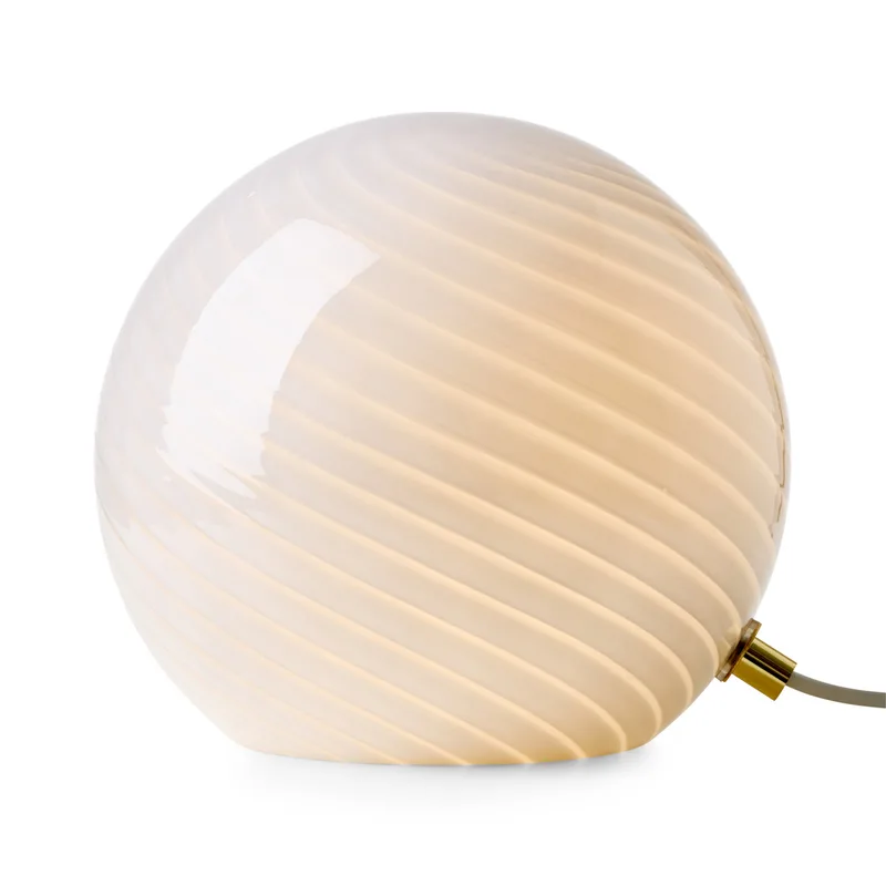 CANDY tafellamp, opaal, Ø 20 cm, glas, E14 de Halo Design – photo produit