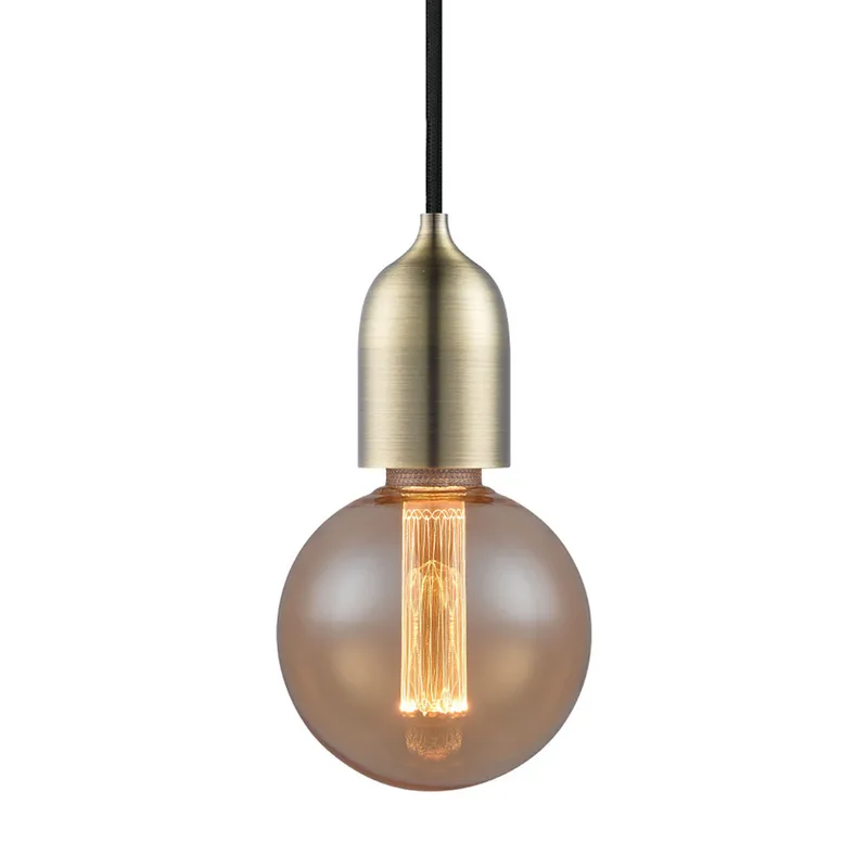 CLASSIC hanglamp, oud messing, Ø 5 cm, E27 fra Halo Design – produktbillede
