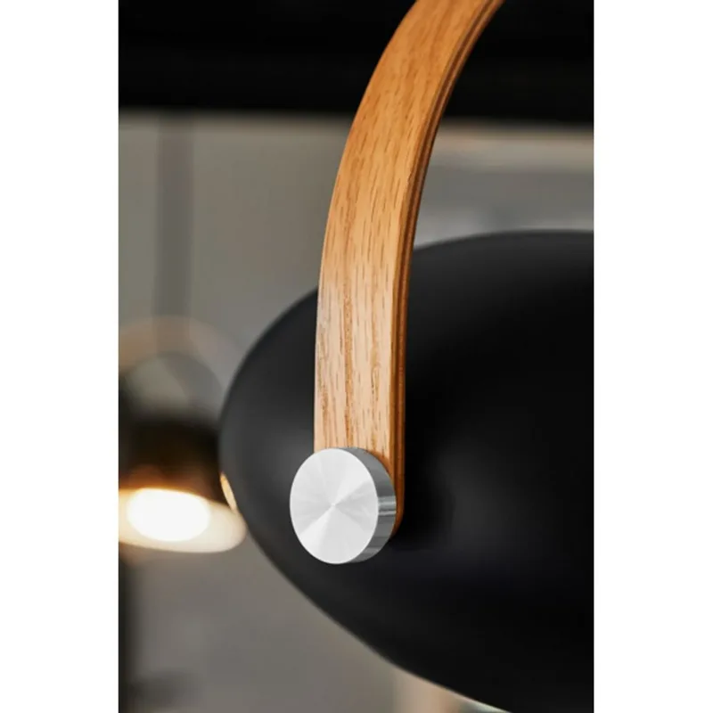 D.C Hanglamp Ø18 Black/Oak fra Halo Design – produktbillede
