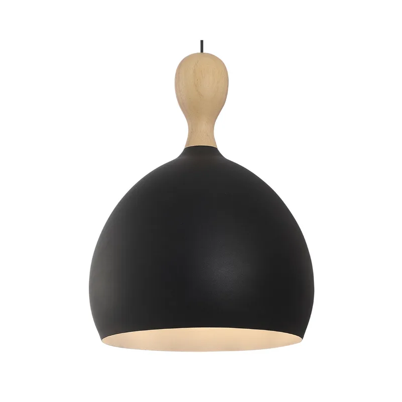 Dueodde hanglamp, zwart Ø 39 cm metaal E27 de Halo Design – photo produit