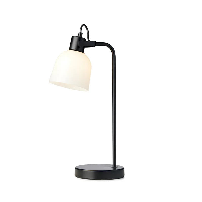 Glow Taffellamp Zwart/Opaal de Halo Design – photo produit