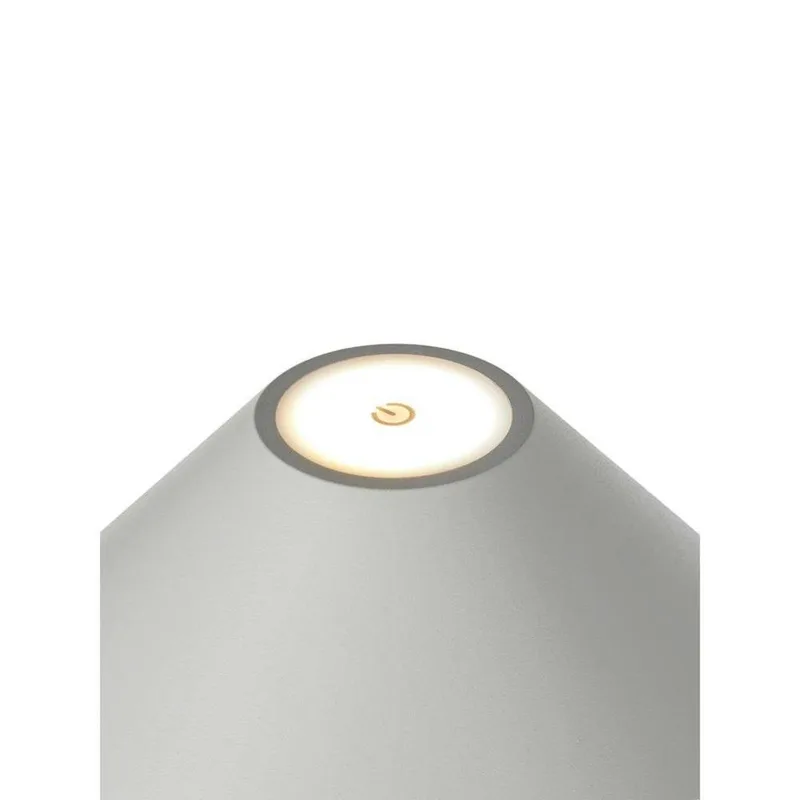 Hygge Portable Tafellamp Ø19 Warm Grey de Halo Design – photo produit
