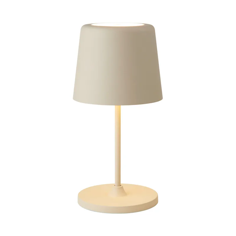 LUMEN LED tafellamp op accu, beige, 23 cm, IP44 de Halo Design – photo produit