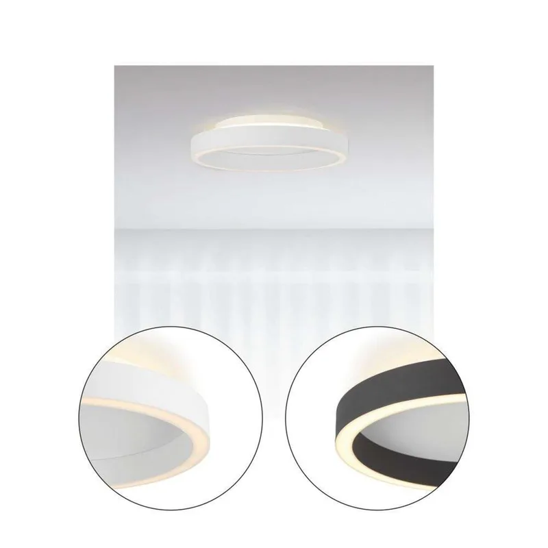 Memory LED plafondlamp, wit, Ø 40 cm van Halo Design – productfoto