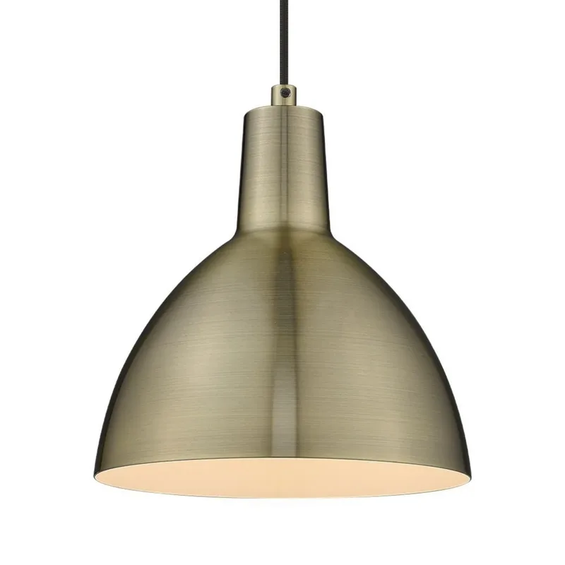 Metropole Pendelleuchte Ø15 Antique Brass von Halo Design – Produktfoto
