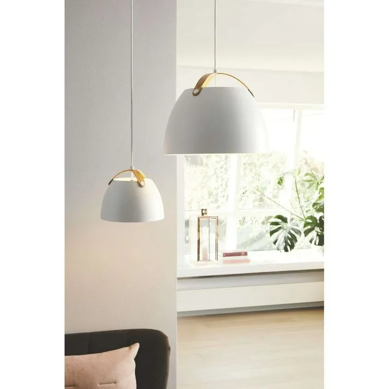 Oslo Hanglamp Ø24 Blakc/Oak fra Halo Design – produktbillede