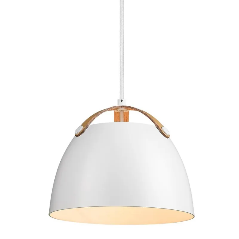 Oslo Suspension Ø24 White/Oak de Halo Design – photo produit