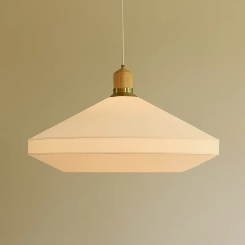 Paris hanglamp, crème, Ø 72 cm, textiel, E27 fra Halo Design – produktbillede