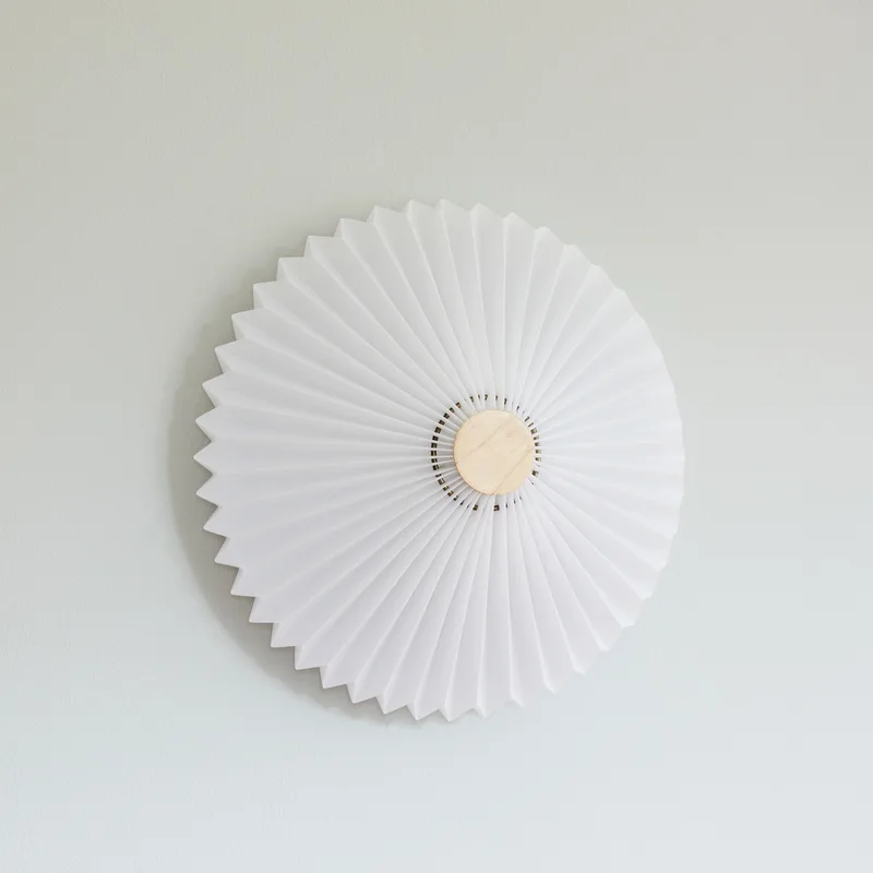 Paris plafonlamp, wit, Ø 50 cm, textiel, G9 von Halo Design – Produktfoto