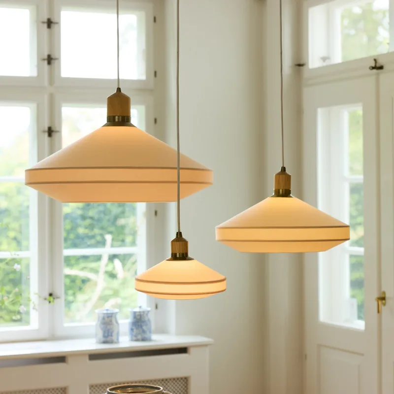 PARIS SOFT hanglamp, crème, textiel, Ø 56 cm fra Halo Design – produktbillede