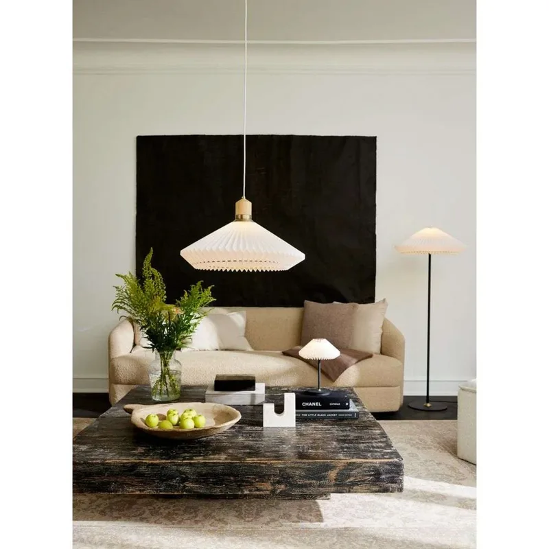 Paris Vloerlamp Ø56 Clean White/Black de Halo Design – photo produit