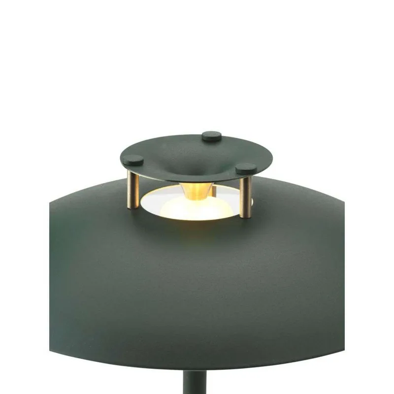 Stepp 1-2-3 draagbare tafellamp, groen, IP54 de Halo Design – photo produit