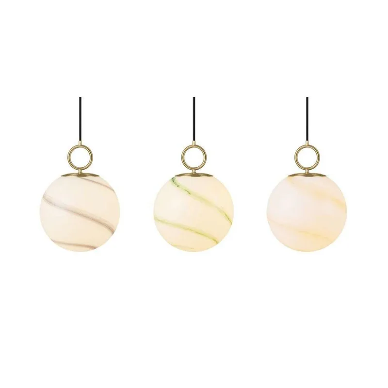Stockholm Hanglamp Ø25 Marble Green van Halo Design – productfoto