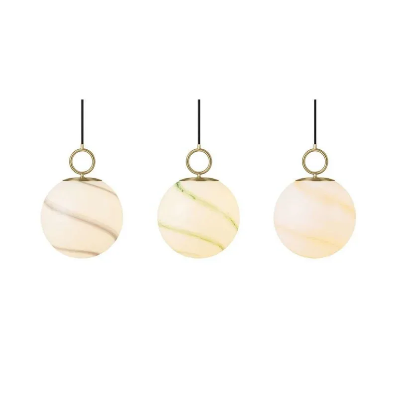 Stockholm Hanglamp Ø25 Marble Grey fra Halo Design – produktbillede