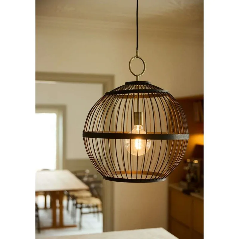 Stockholm Nordic hanglamp, Ø 40 cm, zwart de Halo Design – photo produit