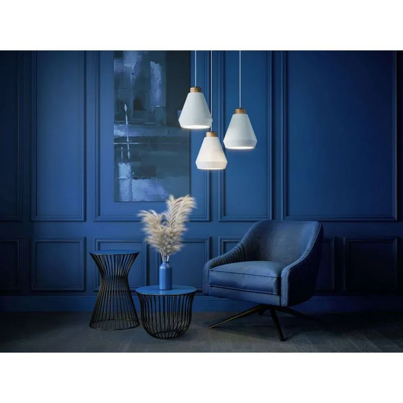 Edge Pendelleuchte Medium White von Herstal – Produktfoto