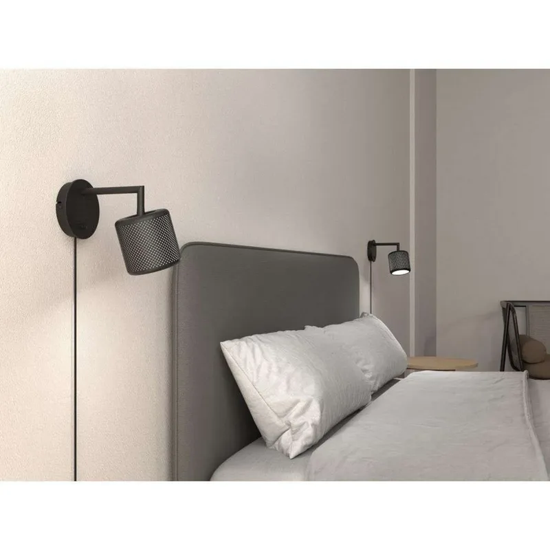 Grain Wandleuchte XS Matt Black von Herstal – Produktfoto
