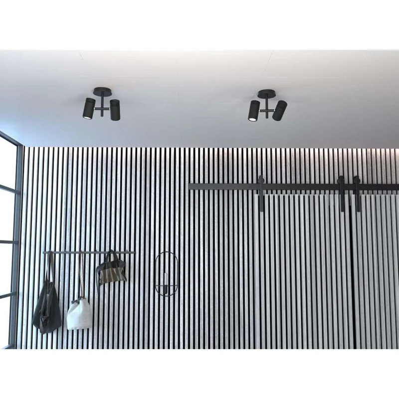Holder 2 Plafondlamp Black fra Herstal – produktbillede
