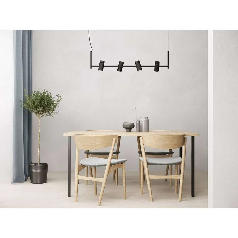 Holder 4 Pendelleuchte Black von Herstal – Produktfoto