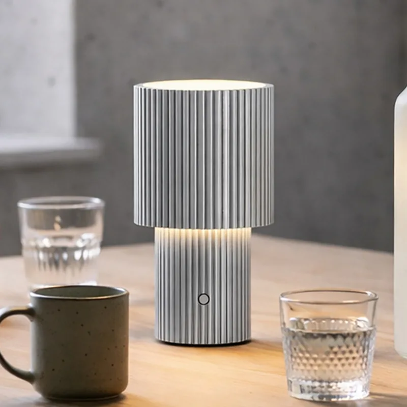 Lampe de table portable Iluma Argent de Herstal – photo produit