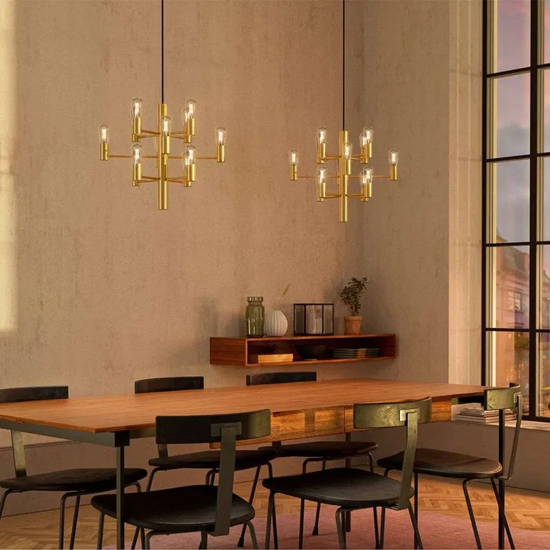 Manola Mini 12 Lustre Satin Laiton de Herstal – photo produit