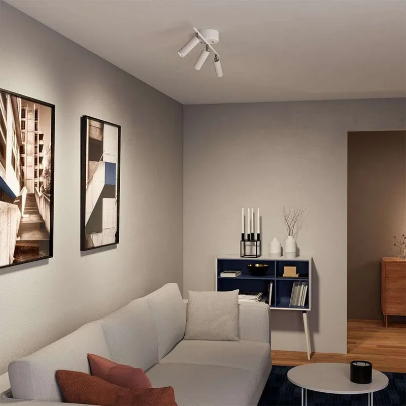 Pipeline 3 Plafondlamp Matt White fra Herstal – produktbillede