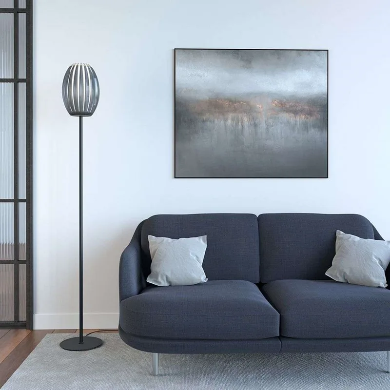 Lampadaire Tentacle 165 cm Noir-fumée de Herstal – photo produit