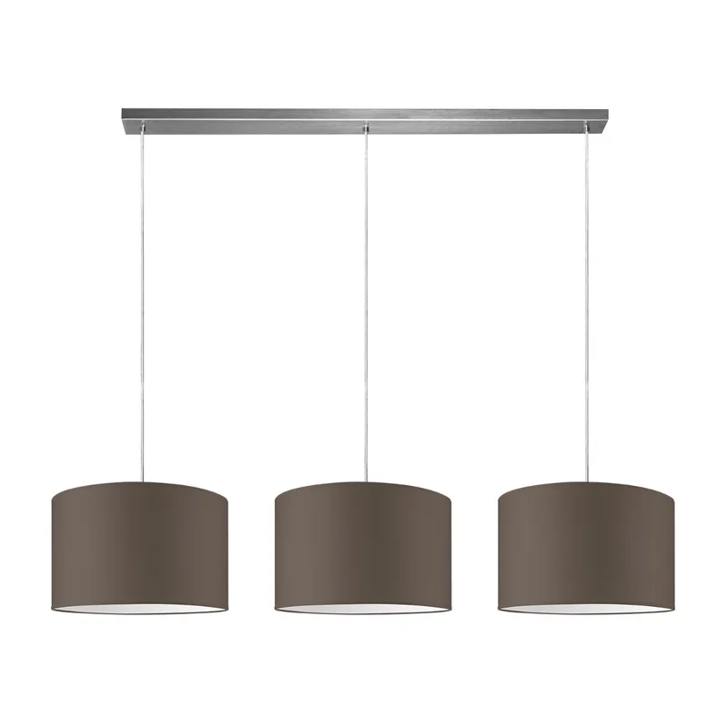 hanglamp beam 3 bling Ø 35 cm von Home Sweet Home in Taupe – Produktfoto
