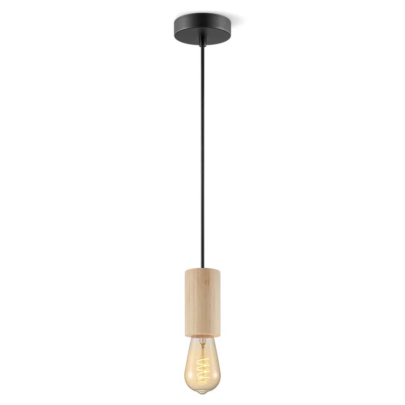 hanglamp Billy small - houten tak van Home Sweet Home in Bruin – productfoto