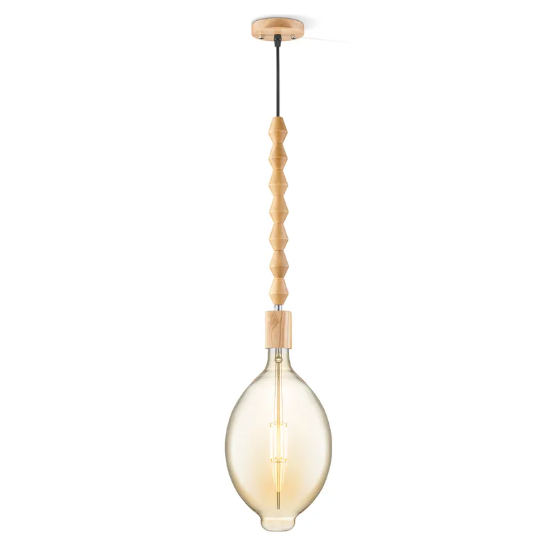hanglamp Dana Oval de Home Sweet Home en Amber – photo produit