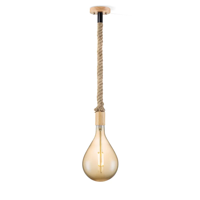 hanglamp Leonardo Pear de Home Sweet Home en Amber – photo produit