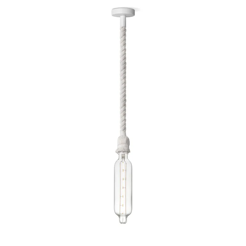 hanglamp Leonardo wit Tube de Home Sweet Home en Helder – photo produit