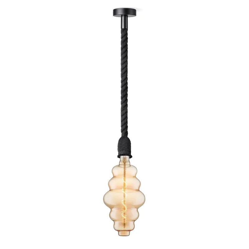 hanglamp Leonardo zwart Cloud fra Home Sweet Home i Amber – produktbillede