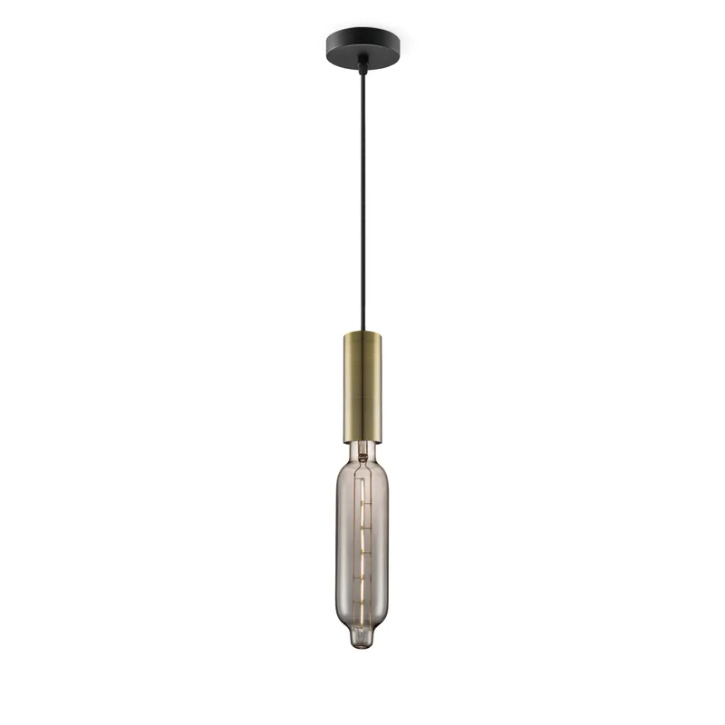 hanglamp Saga brons Tube de Home Sweet Home en Smoke – photo produit