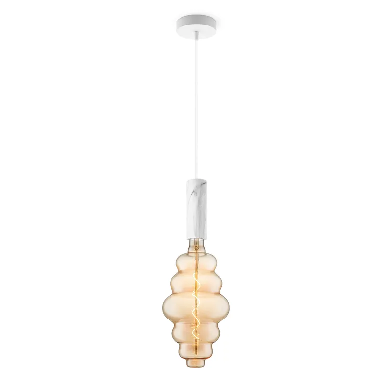 hanglamp Saga marmer Cloud fra Home Sweet Home i Amber – produktbillede