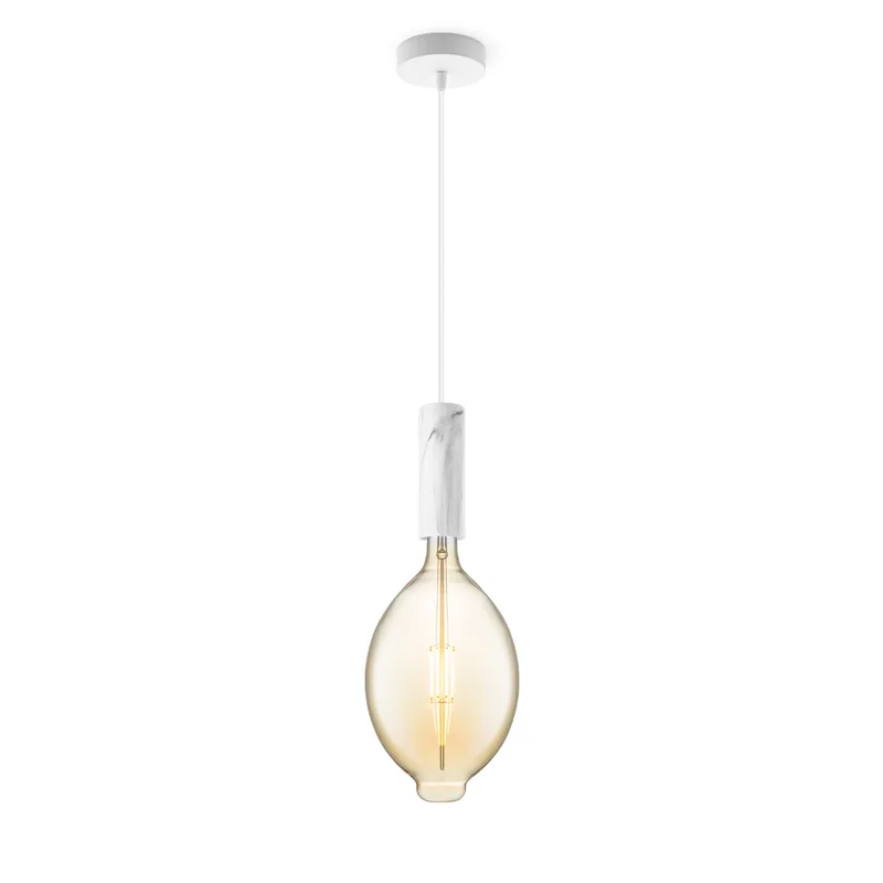 hanglamp Saga marmer Oval van Home Sweet Home in Amber – productfoto