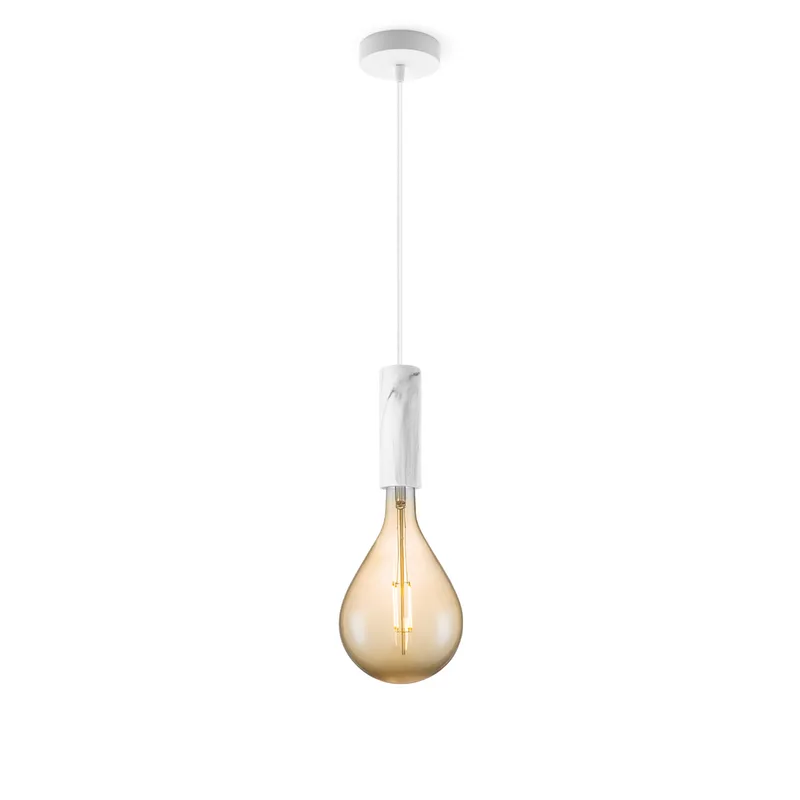 hanglamp Saga marmer Pear de Home Sweet Home en Amber – photo produit
