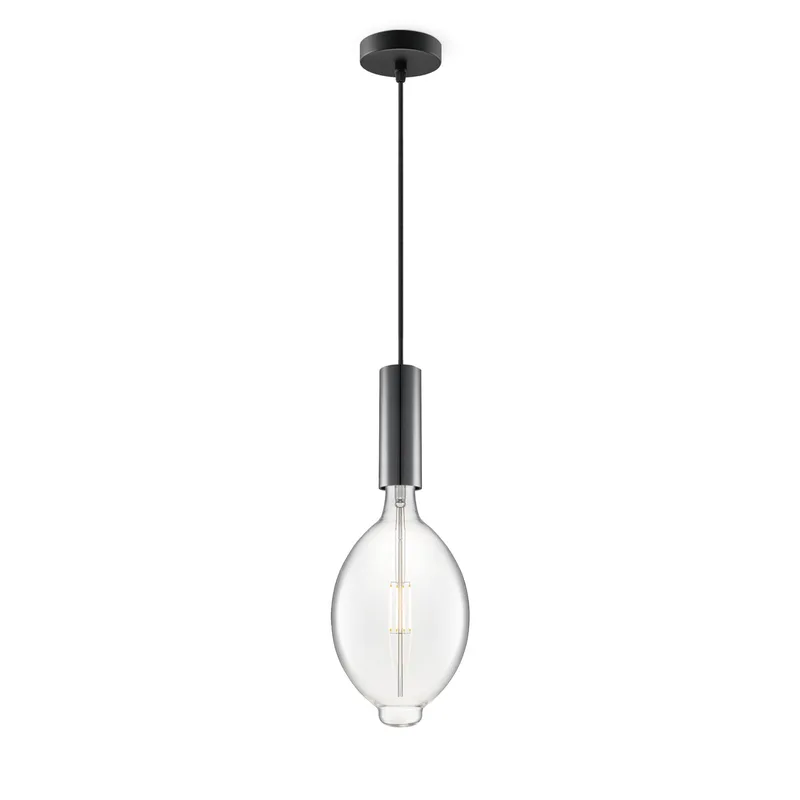 hanglamp Saga zwart Oval van Home Sweet Home in Helder – productfoto