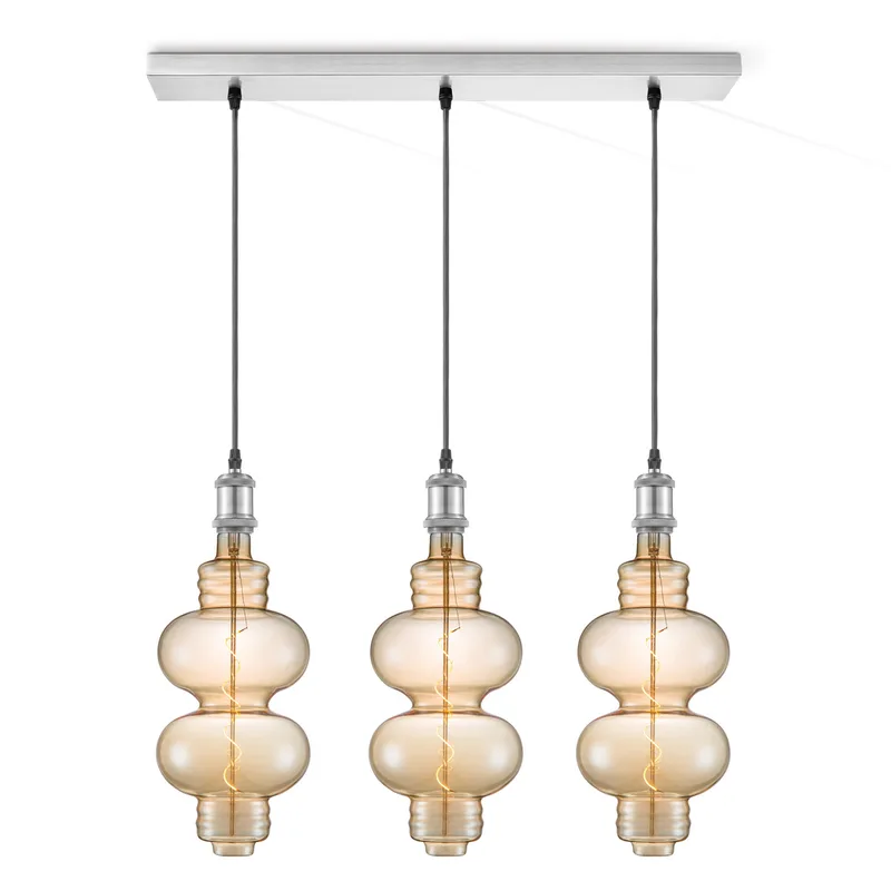 hanglamp Vintage 3L Beam Diabolo de Home Sweet Home en Amber – photo produit