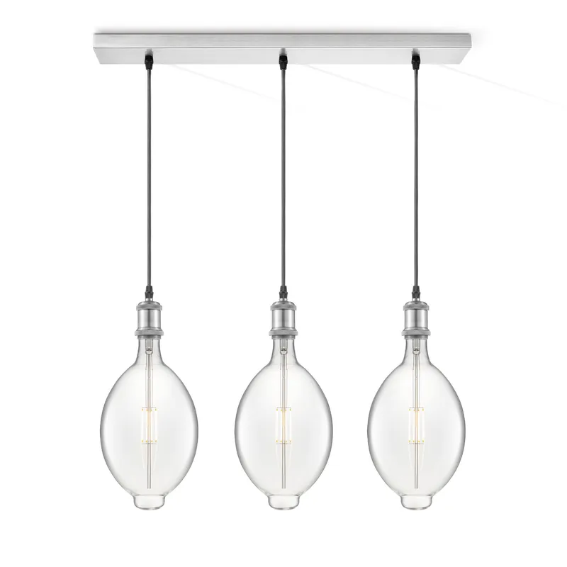 hanglamp Vintage 3L Beam Oval van Home Sweet Home in Helder – productfoto