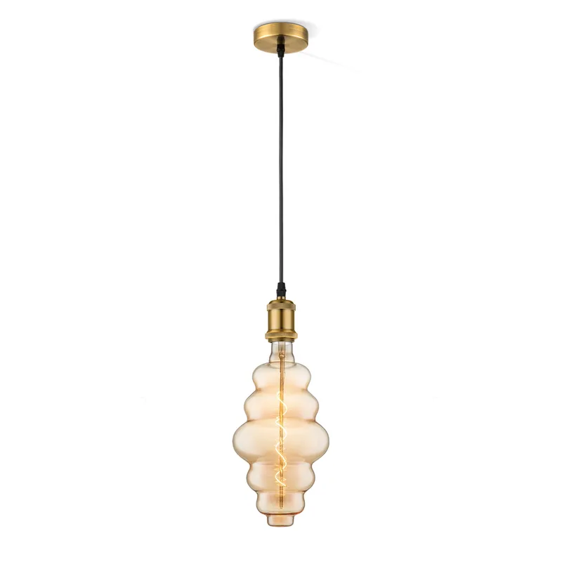 hanglamp Vintage Cloud - Brons de Home Sweet Home en Amber – photo produit