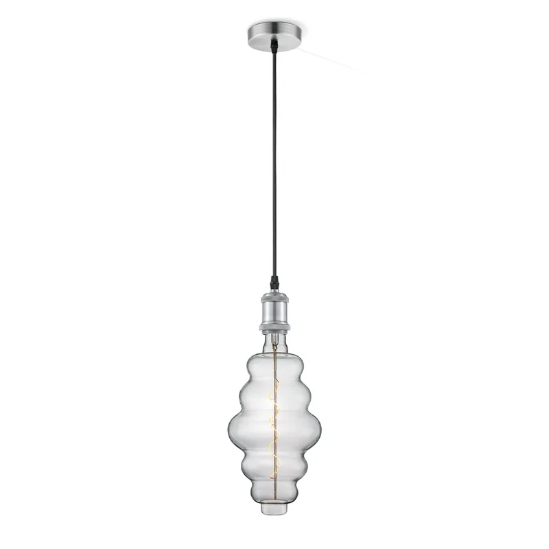 hanglamp Vintage Cloud - Mat staal van Home Sweet Home in Helder – productfoto