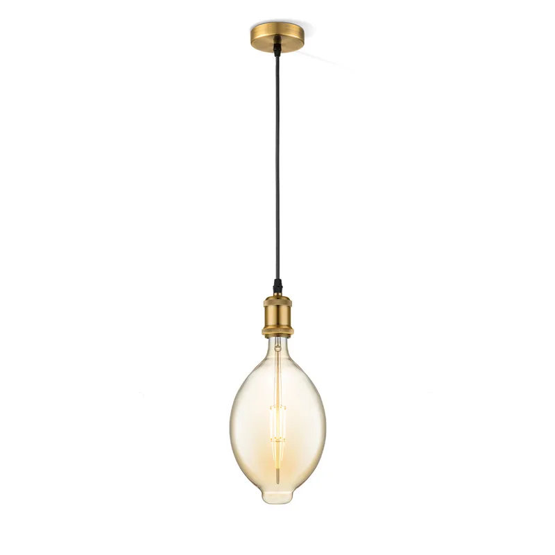 hanglamp Vintage Oval - Brons de Home Sweet Home en Amber – photo produit