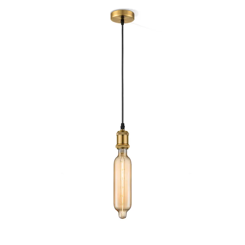 hanglamp Vintage tube - Brons van Home Sweet Home in Amber – productfoto