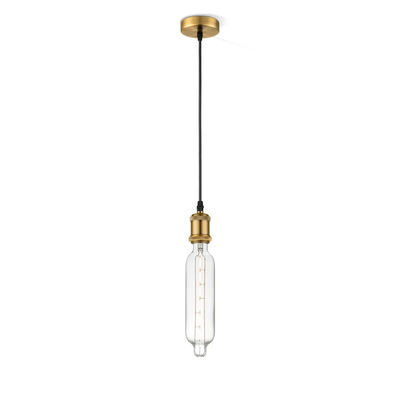 hanglamp Vintage tube - Brons van Home Sweet Home in Helder – productfoto