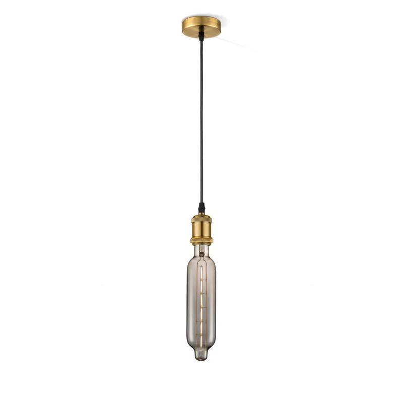 hanglamp Vintage tube - Brons by Home Sweet Home in Smoke – product photo