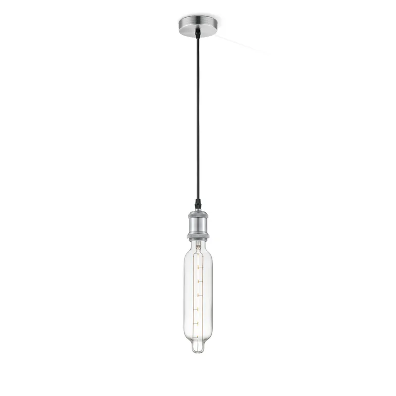 hanglamp Vintage Tube - Mat staal van Home Sweet Home in Helder – productfoto