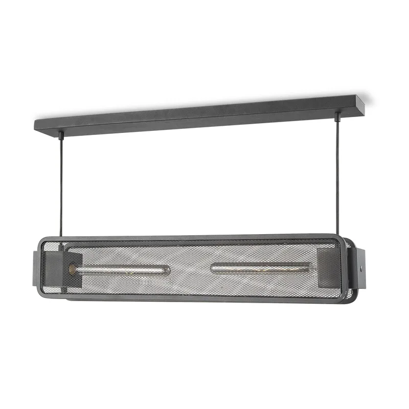 hanglamp Weave Beam 2 lichts by Home Sweet Home in Black – product photo