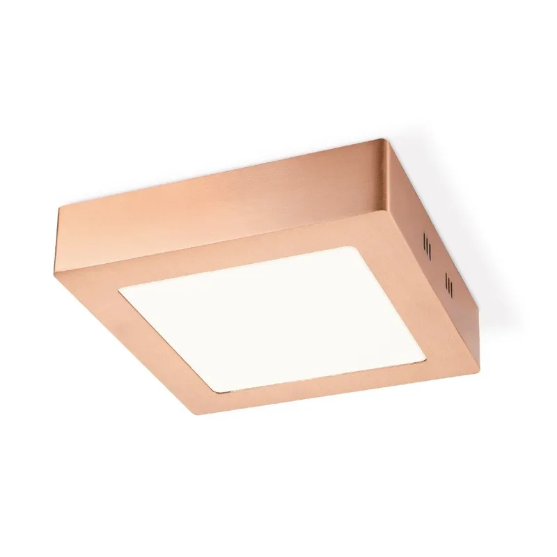 LED plafondlamp Ska vierkant 17 de Home Sweet Home en Cuivre – photo produit